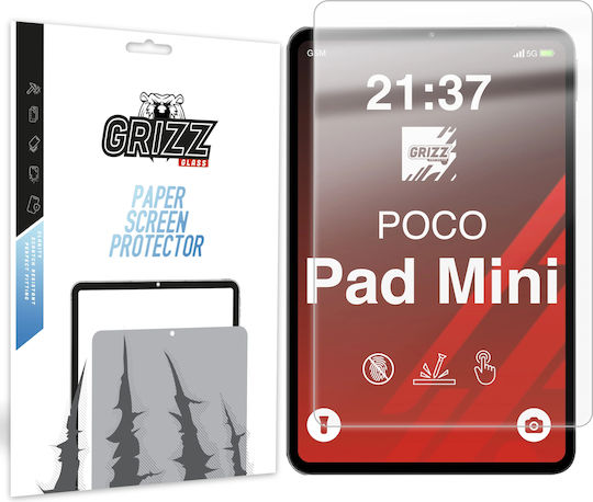 Grizzglass Paperscreen Защитно Фолио За Екран Съвместимо С Xiaomi Pad Mini Прозрачно