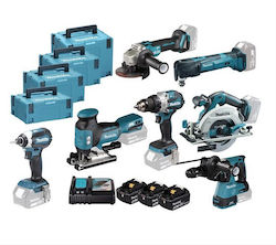 Makita DLX7030T3J Σετ 7 Εργαλείων Μπαταρίας