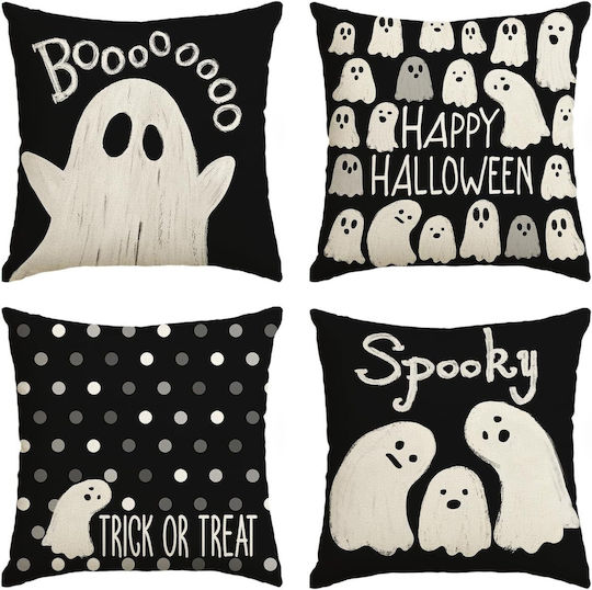 Artoid Mode Μαξιλαροθήκη Halloween Polka Dot 4τμχ 45x45εκ.