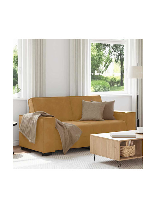 Doppelsitzer Samt Sofa Braun 180x78x84cm