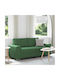 Two-Seater Couch Bed Dark Green 180x77x82cm