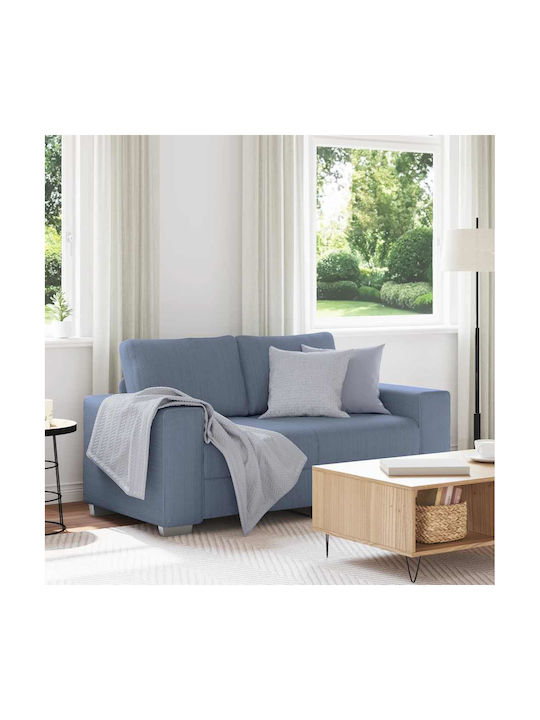 Two-Seater Couch Blue 160x77x82cm