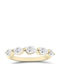 Chrilia Damenring Halbe Ewigkeitsring mit Diamant aus 18K Gold