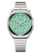 Citizen Men's Watch 38mm Battery Chronograph with Turquoise Metal Bracelet
