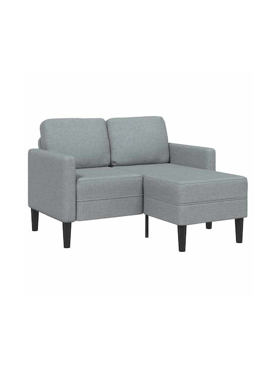 Offener Ecke Sofa Offenes Grau 125x118x85cm