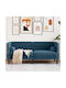 Doppelsitzer Samt Blau 174x74,5x70,5 cm