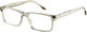 Hoffman 8426 C4 Men's Acetate Prescription Eyeglass Frames Square Transparent Frame