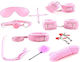 Guilty Toys BDSM Kit In Pink Colour 10 Pieces
