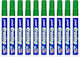 Μαρκαδόροι Πίνακα Green 2.8mm Σετ 10τμχ