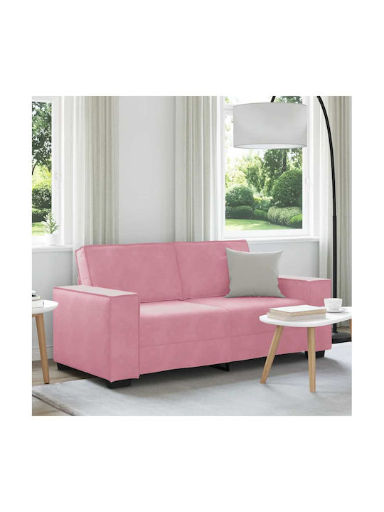 Doppelsitzer Samt Rosa 180x78x84cm