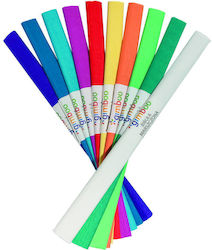 Gimboo Crepe Paper Roll 50x200cm Gimboo Assorted Intense Colors