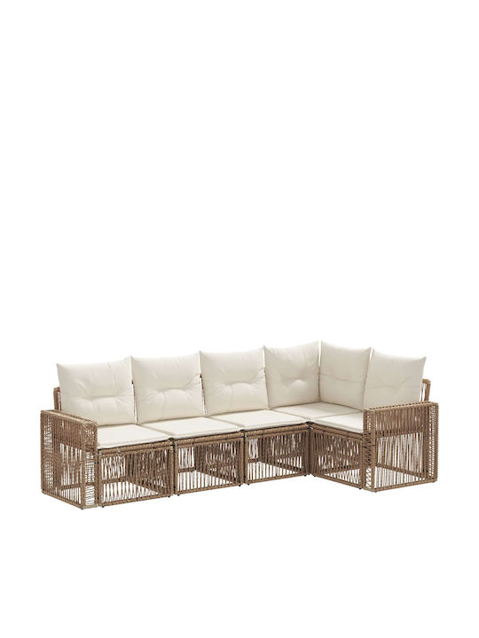Canapea De Colț Pentru Exterior Din Rattan