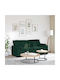 Canapea Cu Trei Locuri Verde 224x105x64cm