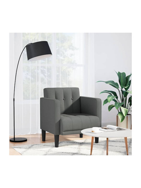 Dunkel Sessel Dunkel Grau 70,5x67x74,5cm