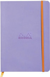 Rhodia Σημειωματάριο A5 80 Φύλλων Ριγέ με Λάστι...