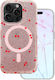 Cherry Umschlag Rückseite Burgundisch (iPhone 15 Pro)