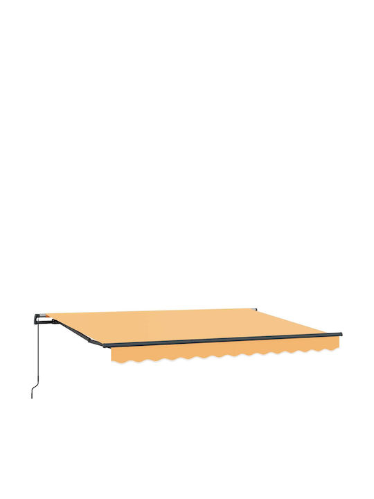 vidaXL Τέντα Βεράντας με Led Μπεζ 2.5x2m