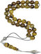 Roloi Komboloi Worry Beads with 33 Amber Beads Length 39cm Multicolour
