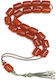 Roloi Komboloi Worry Beads with 21 Beads Made of Resin Length 37cm Orange