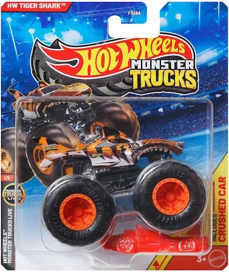 Mattel Hot Wheels Monster Trucks Live Fahrzeug 1:64 Hw Tiger Shark Fyj44/jkj90