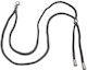 Neck Strap Lanyard Mobile Metal Hook 75cm Gray