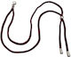 Λουράκι Λαιμού Lanyard Κινητό Μεταλλικό Γάντζο 75cm Μπορντώ