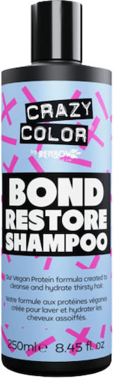 Crazy Color Bond Șampon Reconstrucție/Hrană și Hidratare pentru Păr Vopsit 250ml