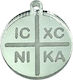 Plexiglas Konstantinato Zum Aufhängen Silber 22x20mm 10Stück
