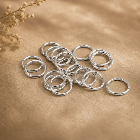 Accesorii Metalice Linkuri Argintii Opțiune Mărime 7mm
