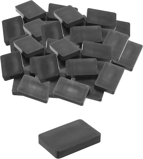Trennwände Fliesen 200 Stück Kunststoff 60x40x10 mm Schwarze