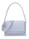 M Audree Leather Women's Flap Bag Grayish Blue