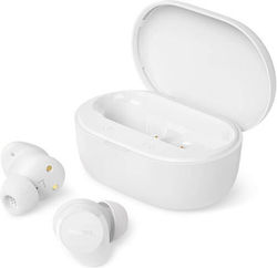 Philips TAT1300 In-Ear Bluetooth Kopfhörer mit Schweißbeständigkeit und Ladekoffer Weiß