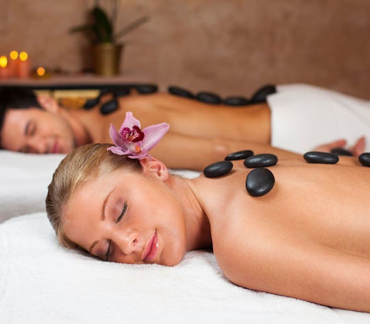 40' Ολόσωμο Hot Stones Massage 2 Άτομα