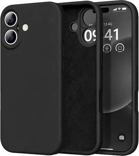 Калъф Силиконов Mobicase Moto G56 5g Черен Тип Гръб