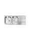 Sanitec Atlantic Vessel Kitchen Sink Inox Satin Finish L116xW50cm Silver