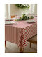 SteweHome Baumwolle Strick Tischdecke Rot 160x220cm