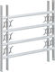 Relaxdays Adjustable Security Grill Window Pain...
