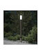 vidaXL Outdoor Small Post Floor Lamp 40W IP44 for E27 Bulb Silver