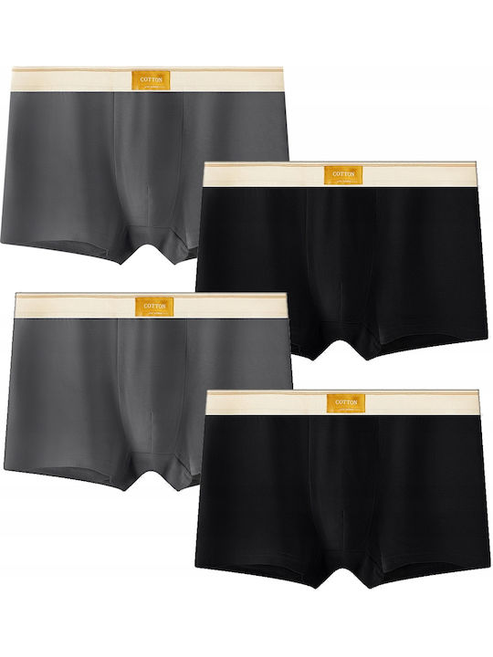 Мъжки Боксерки Black Gray 4Pack