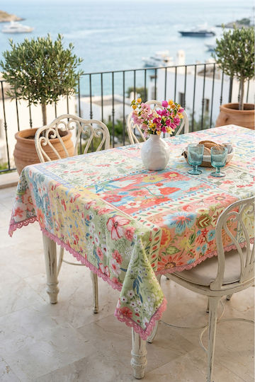 SteweHome Pink Tablecloth 140x220cm