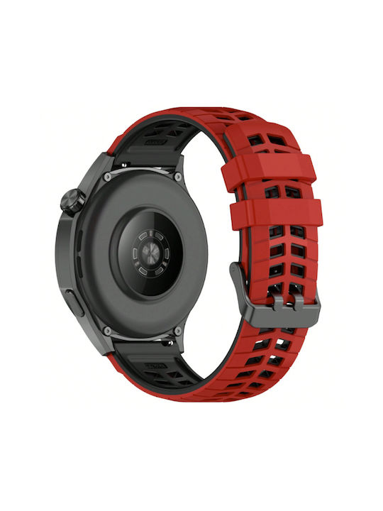 Λουράκι Σιλικόνης Rugged Grid Oneplus Watch 2r 47mm/oneplus Watch 2 47mm Red