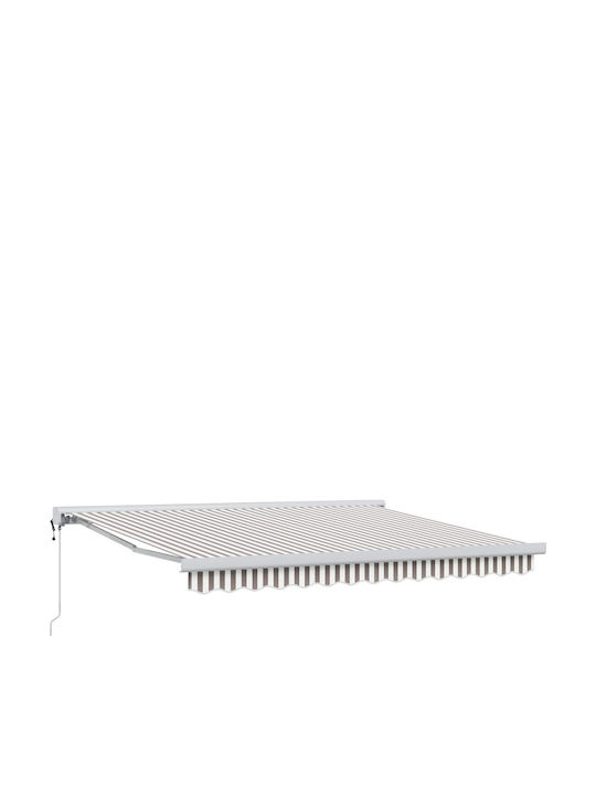 vidaXL Markise Für Terrasse Grau 3x2.5m