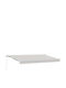 vidaXL Pavillon Terrasse Grau 4x3m