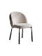 Denna Dining Chairs with Fabric Upholstery Beige 2pcs 52x60x85cm