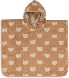 Poncho Teddy Terry Biscuit Jollein