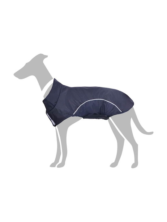 vidaXL Dog Coat Waterproof Blue 2XL