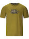 Herrenblusen Kurzarm T-Shirt Grün