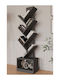 Bücherregal Grau 40x20x20cm