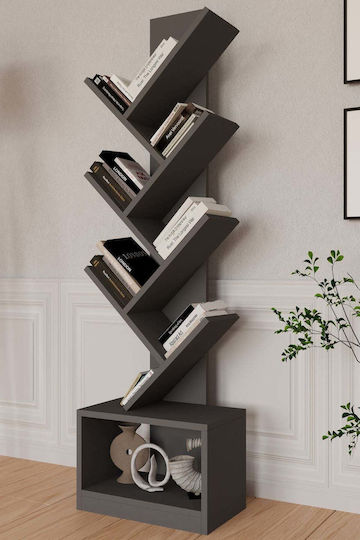 Bücherregal Grau 40x20x20cm
