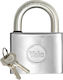 Yale Steel Padlock Brass with Key 50mm